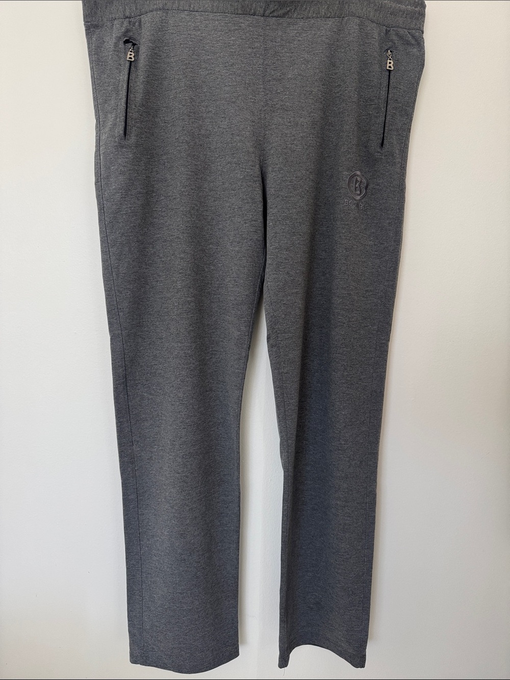 Bogner Men's Dark Gray Jogger Sweatpants with Zip Pockets